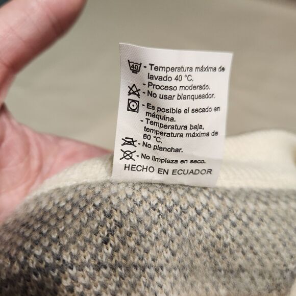 Aly Marka Alpaca Wool Fuzzy Sweater Women's M - Picture 5 of 9